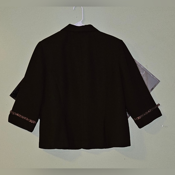 Danny & Nicole 18W Brown Blazer with Shoulder Pads - Picture 5 of 5